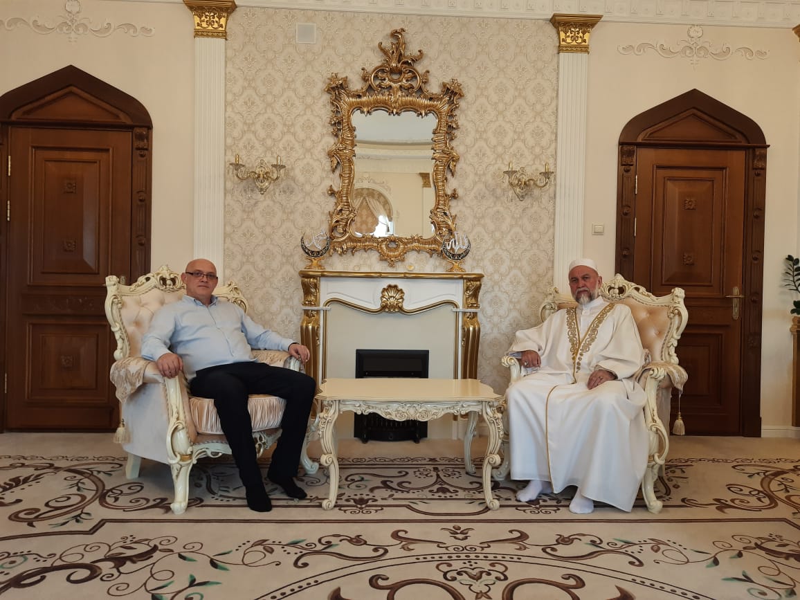 Working meeting in the Kazan Cathedral Mosque of al-Marjani.